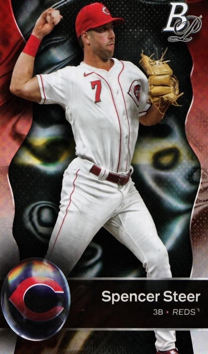 Spencer Steer 2023 bowman Bowman Platinum
