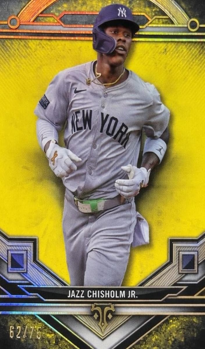 Jazz Chisholm Jr. 2024 topps Topps Triple Threads