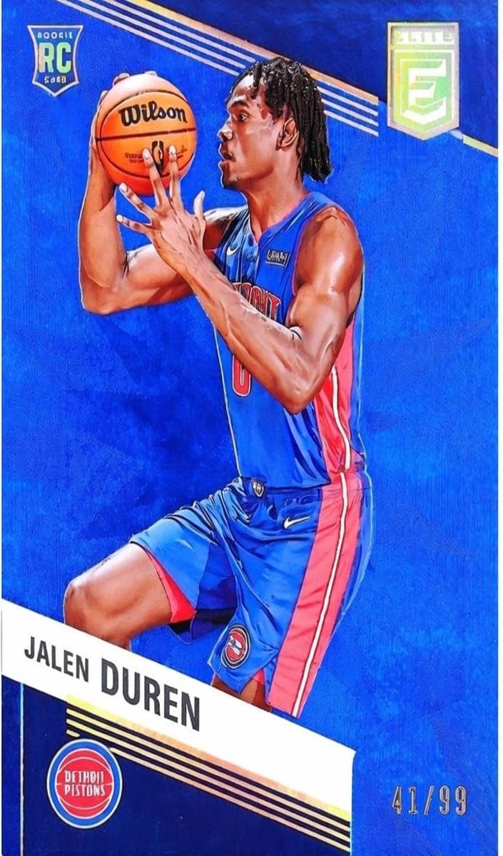Jalen Duren 2022 panini Donruss Elite