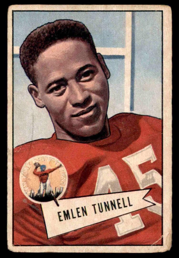 Emlen Tunnell 1952 bowman Bowman Large
