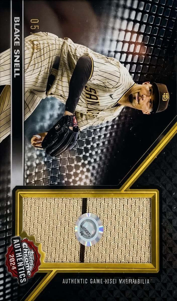 Blake Snell 2024 topps Topps Chrome