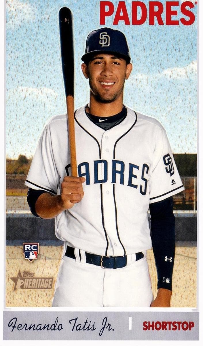 Fernando Tatis Jr. 2019 topps Topps Heritage