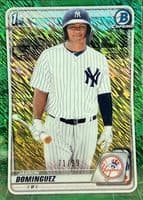 Jasson Dominguez 2020 bowman Bowman Chrome Prospects - Atomic Refractor (1st)