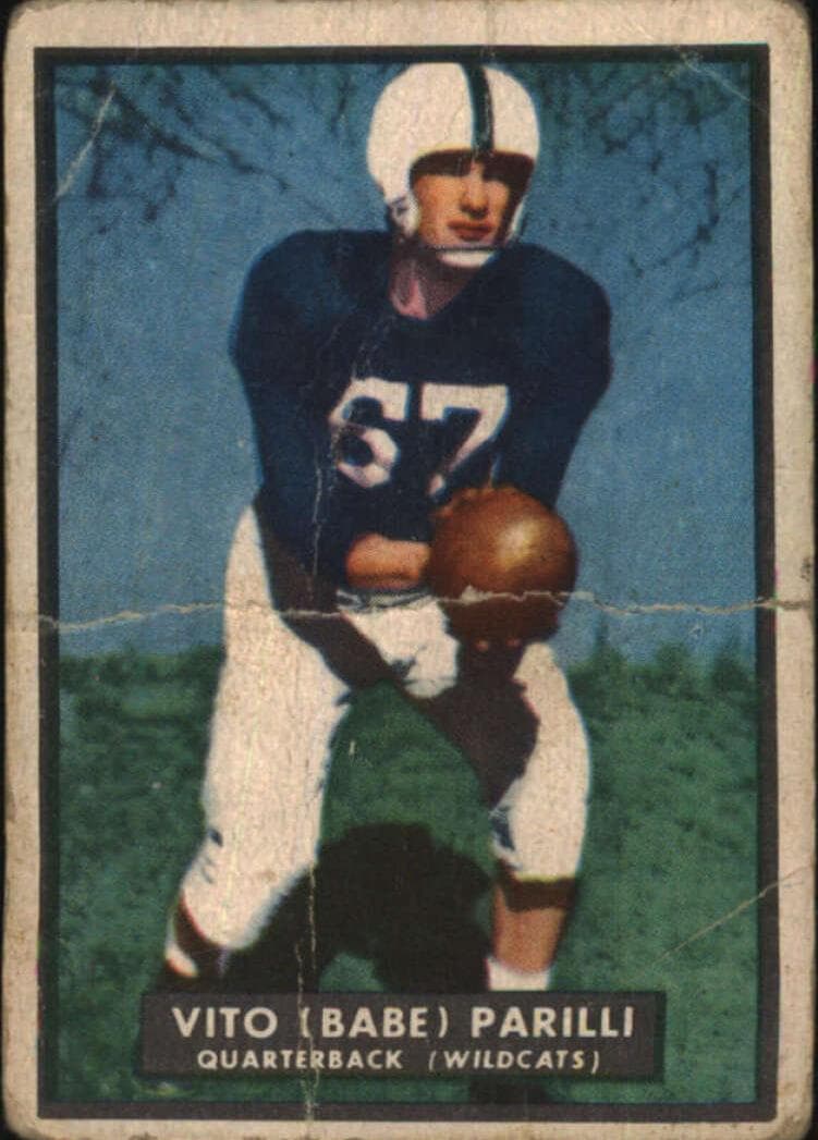 Babe Parilli 1951 topps Magic