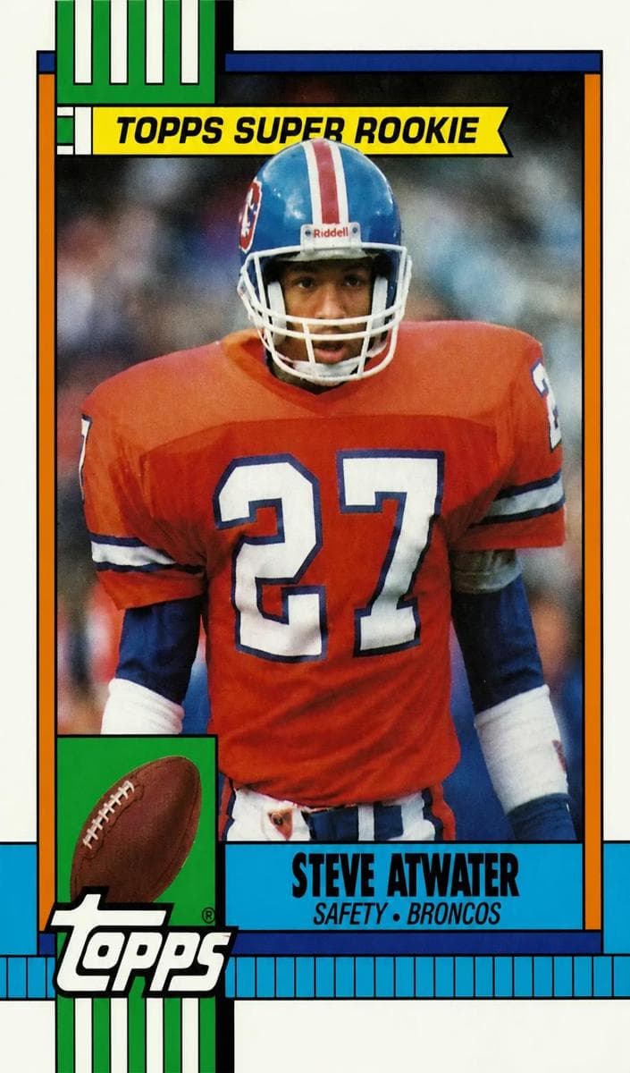 Steve Atwater 1990 topps Topps