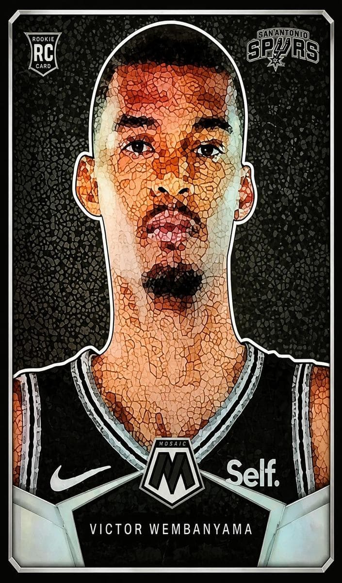 Victor Wembanyama 2023 panini Panini Mosaic