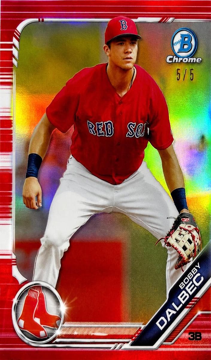 Bobby Dalbec 2019 bowman Bowman Chrome