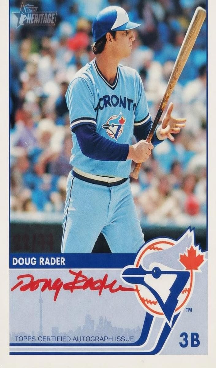 Doug Rader trading card
