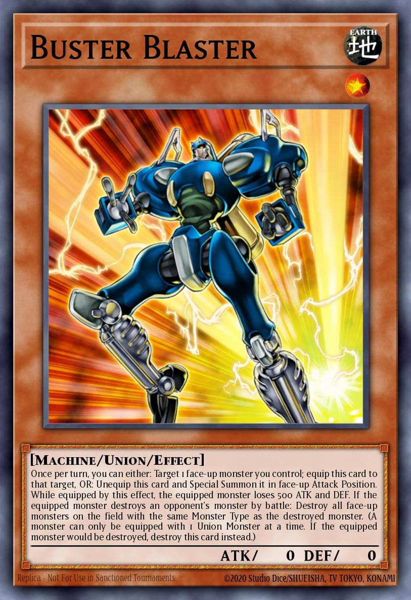 Buster Blaster 2011 Yu-Gi-Oh!
