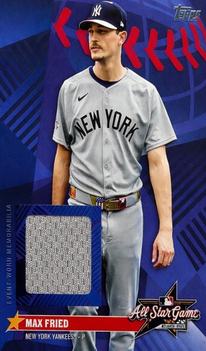 Max Fried 2025 topps Update All Star Stitches