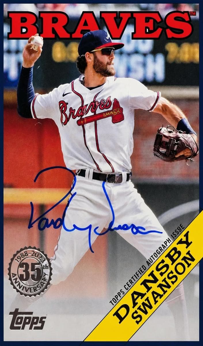 Dansby Swanson 2023 topps Topps