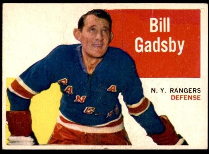 Bill Gadsby 1960 topps