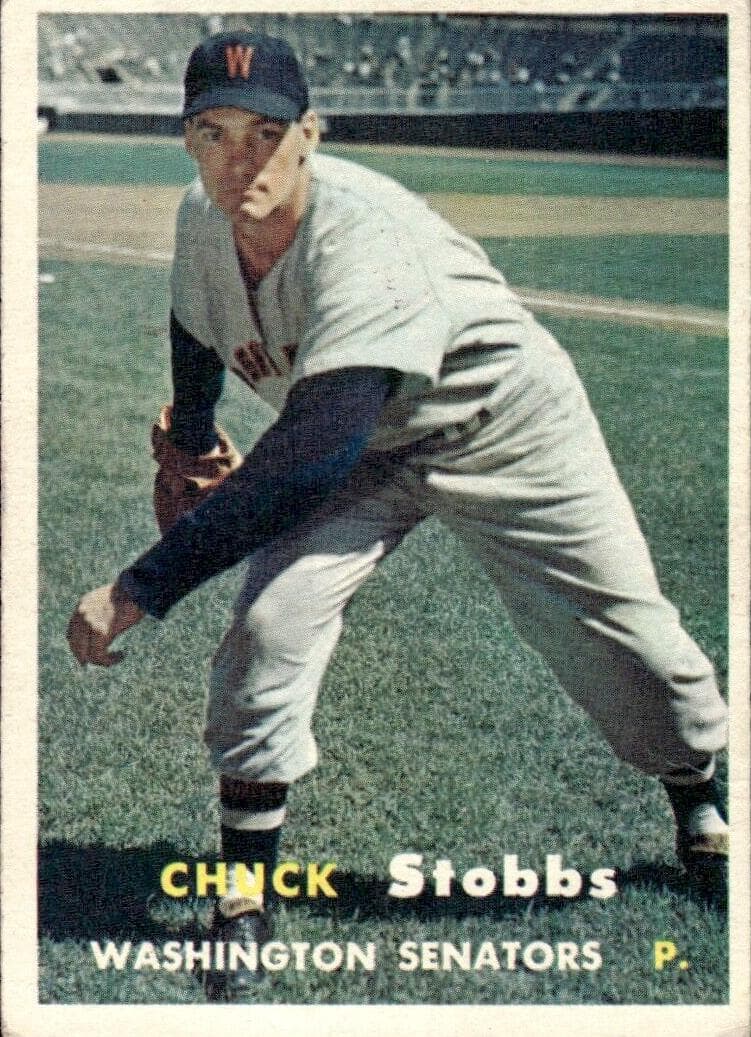 Chuck Stobbs 1957 topps Topps