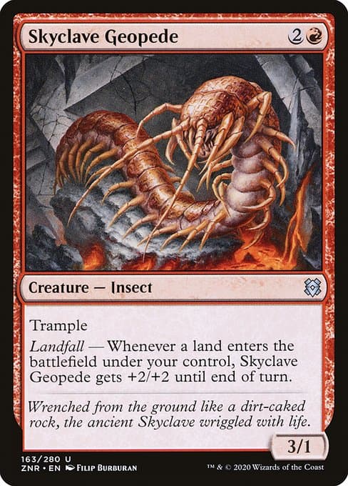 Skyclave Geopede 2020 Magic: The Gathering Zendikar Rising