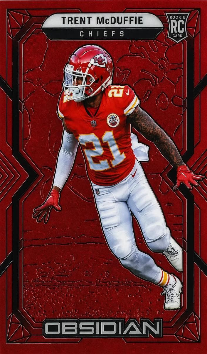 Trent McDuffie 2022 panini Panini Obsidian