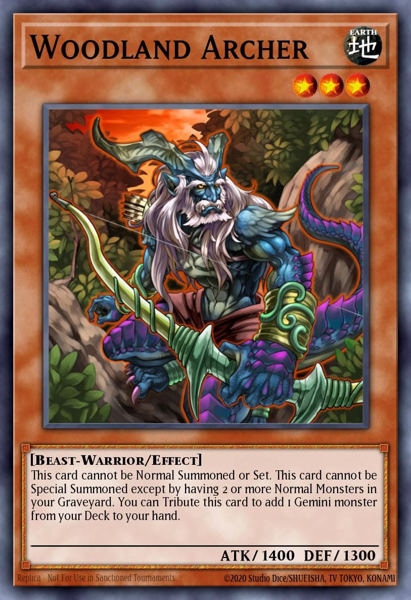 Woodland Archer 2009 Yu-Gi-Oh! Stardust Overdrive