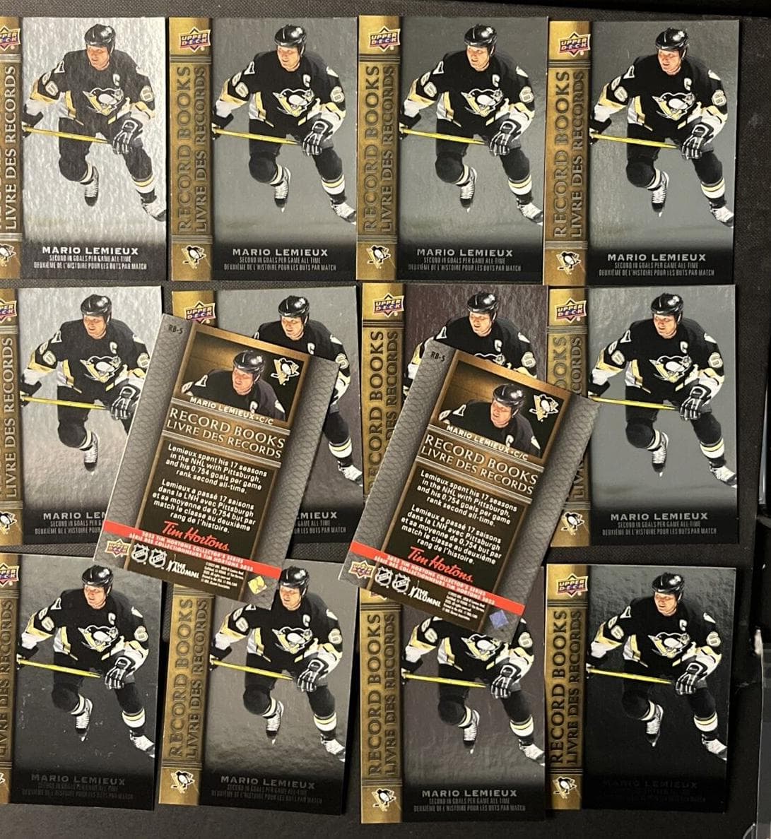Mario Lemieux 2023 upper-deck Tim Hortons Legends