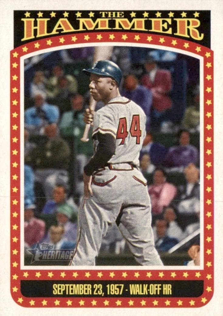 Hank Aaron 2023 topps Topps Heritage