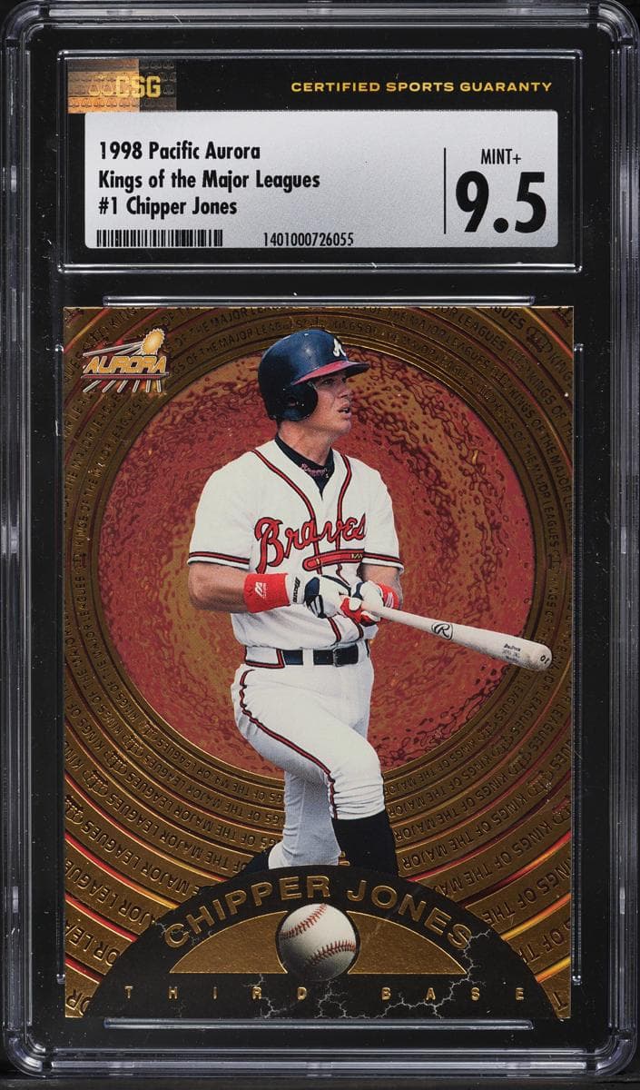Chipper Jones 1998 unknown Pacific Aurora