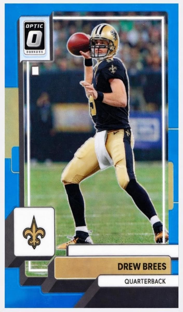 Drew Brees 2022 panini Donruss Optic