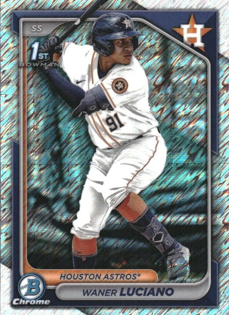 Waner Luciano trading card