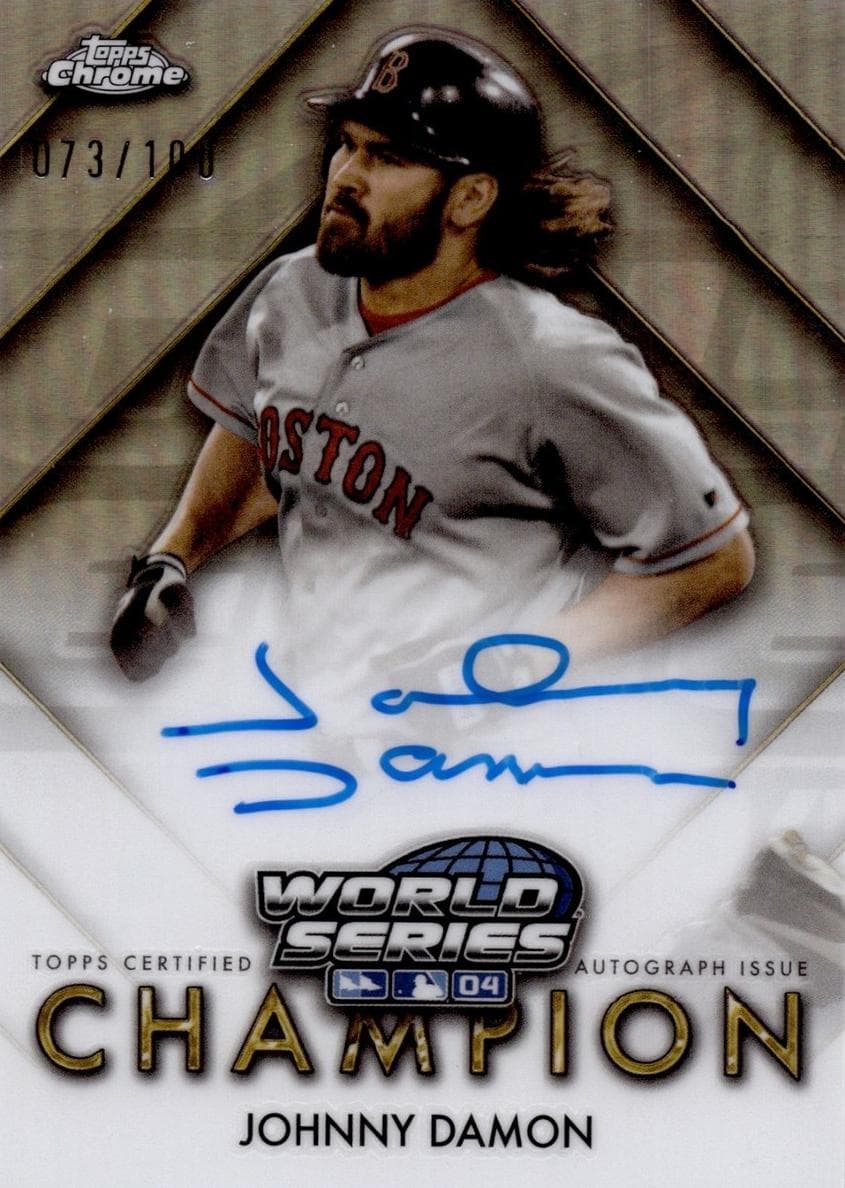 Johnny Damon 2025 topps Topps Chrome