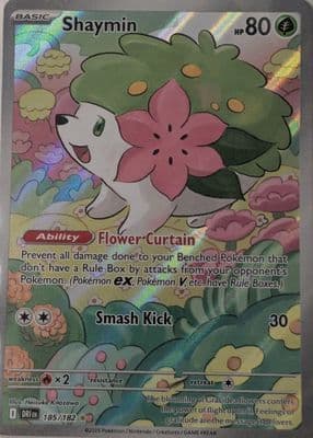 Shaymin trading card