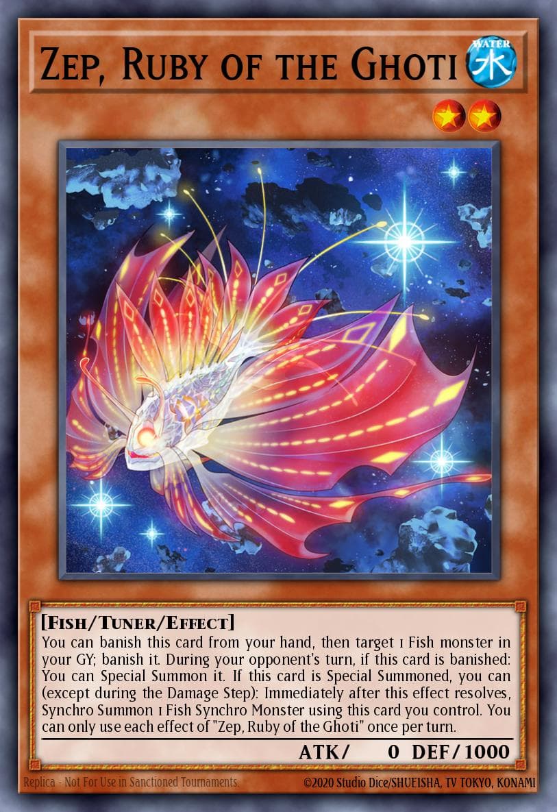 Zep, Ruby of the Ghoti 2022 Yu-Gi-Oh! Darkwing Blast