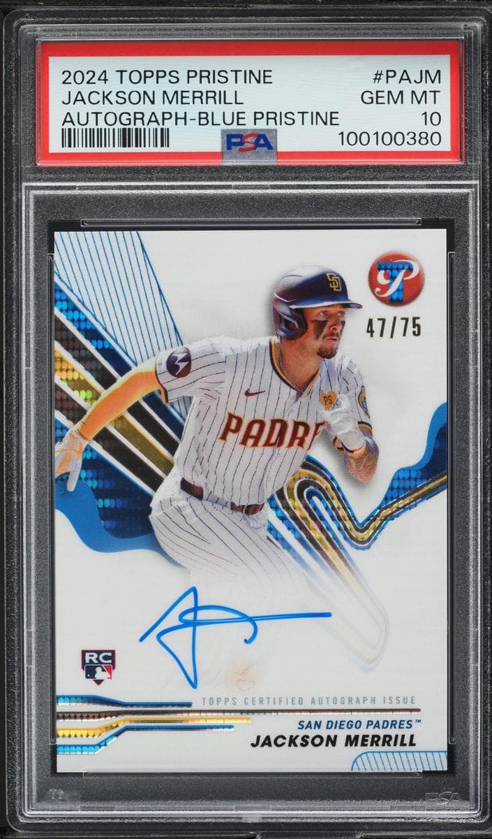 Jackson Merrill 2024 topps Topps Pristine
