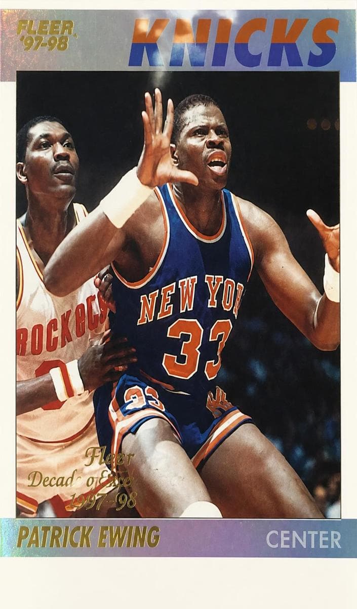 Patrick Ewing 1997 fleer Fleer