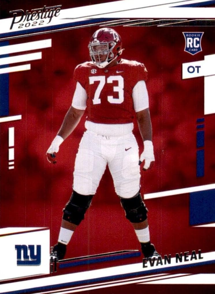 Evan Neal 2022 panini Panini Prestige