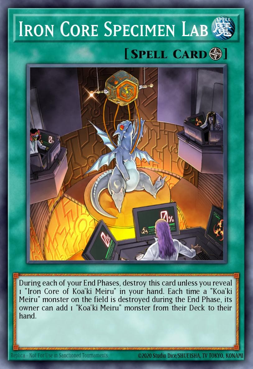 Iron Core Specimen Lab 2010 Yu-Gi-Oh! Absolute Powerforce