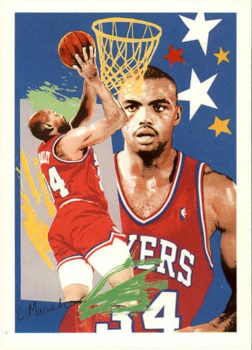 Charles Barkley 1990 panini Hoops