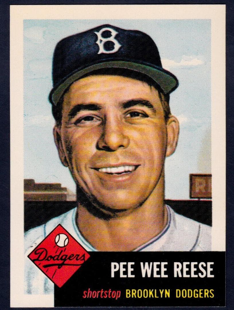 Pee Wee Reese 1953 topps Topps