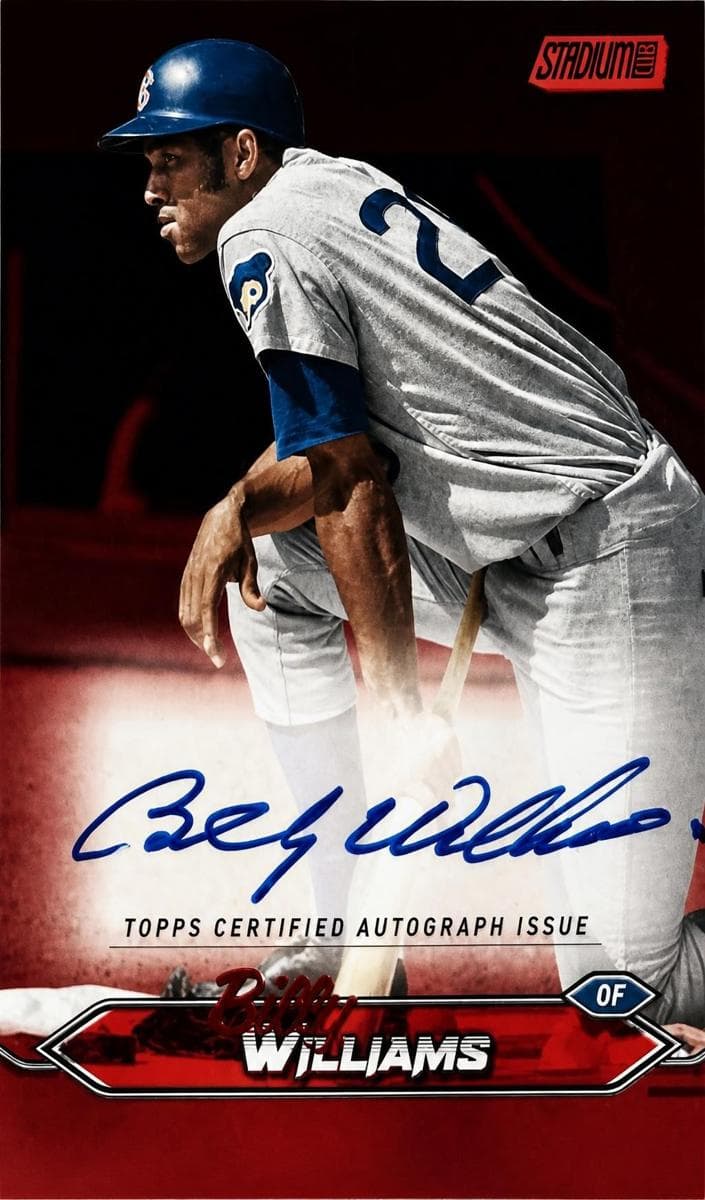 Billy Williams 2024 topps Stadium Club