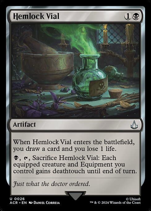 Hemlock Vial 2024 Magic: The Gathering Assassin's Creed