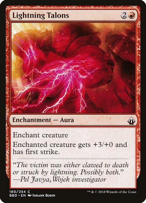 Lightning Talons 2008 Magic: The Gathering Shards of Alara