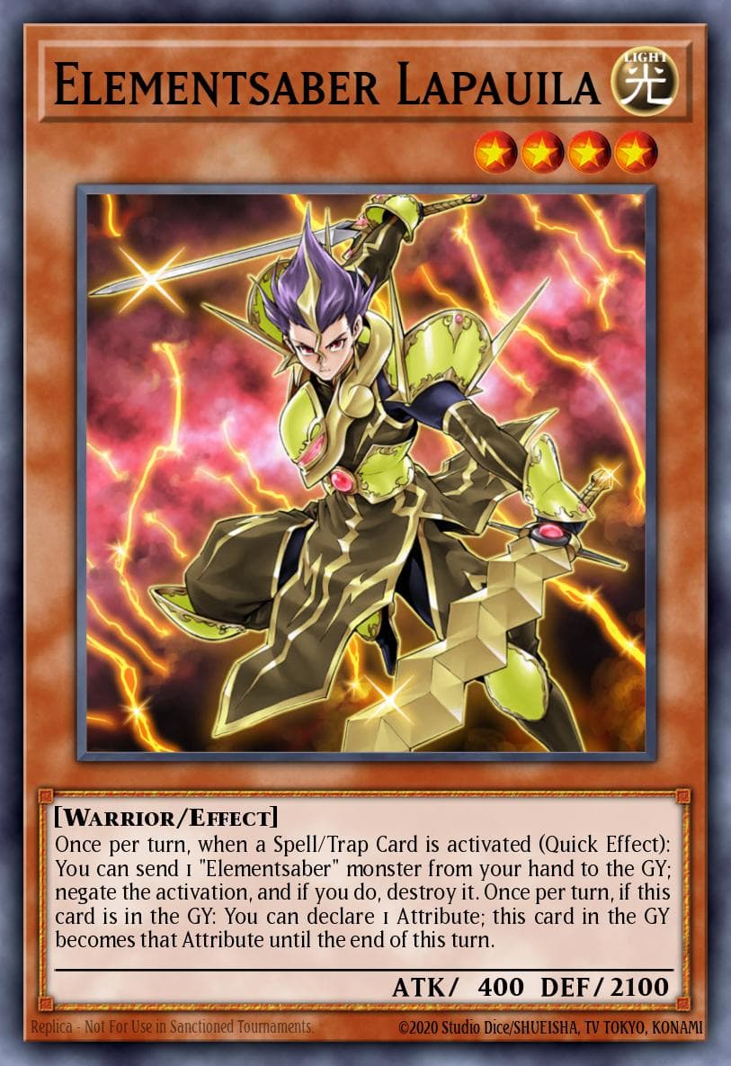 Elementsaber Lapauila 2018 Yu-Gi-Oh! Flames of Destruction