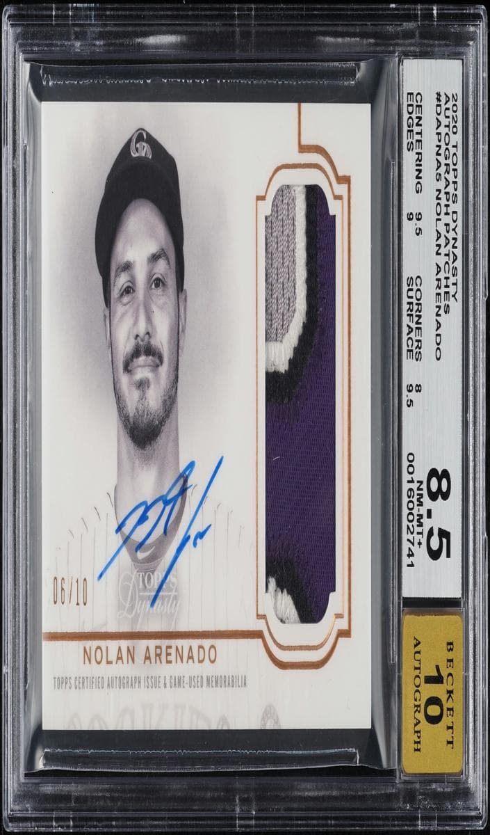 Nolan Arenado 2020 topps Topps Dynasty