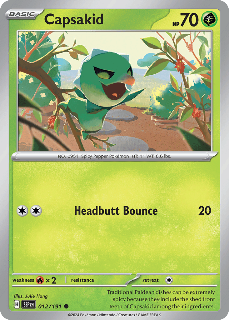 Capsakid 2023 Pokemon Japanese Violet Ex