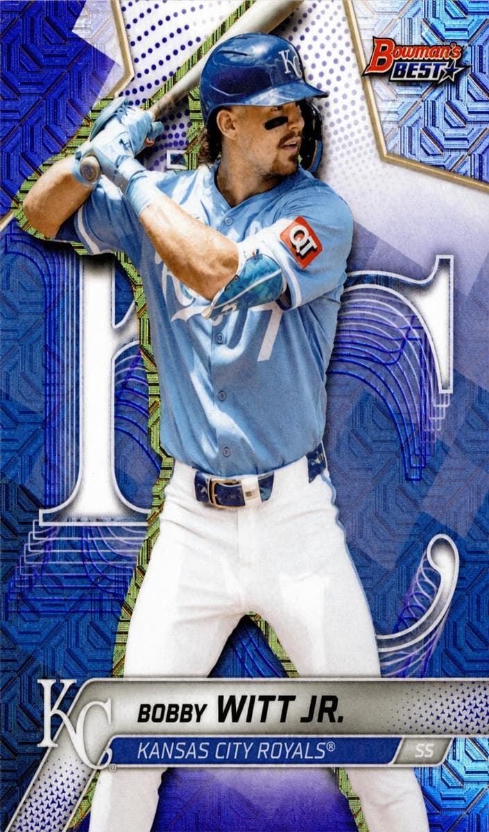 Bobby Witt Jr. 2025 bowman Bowman Best