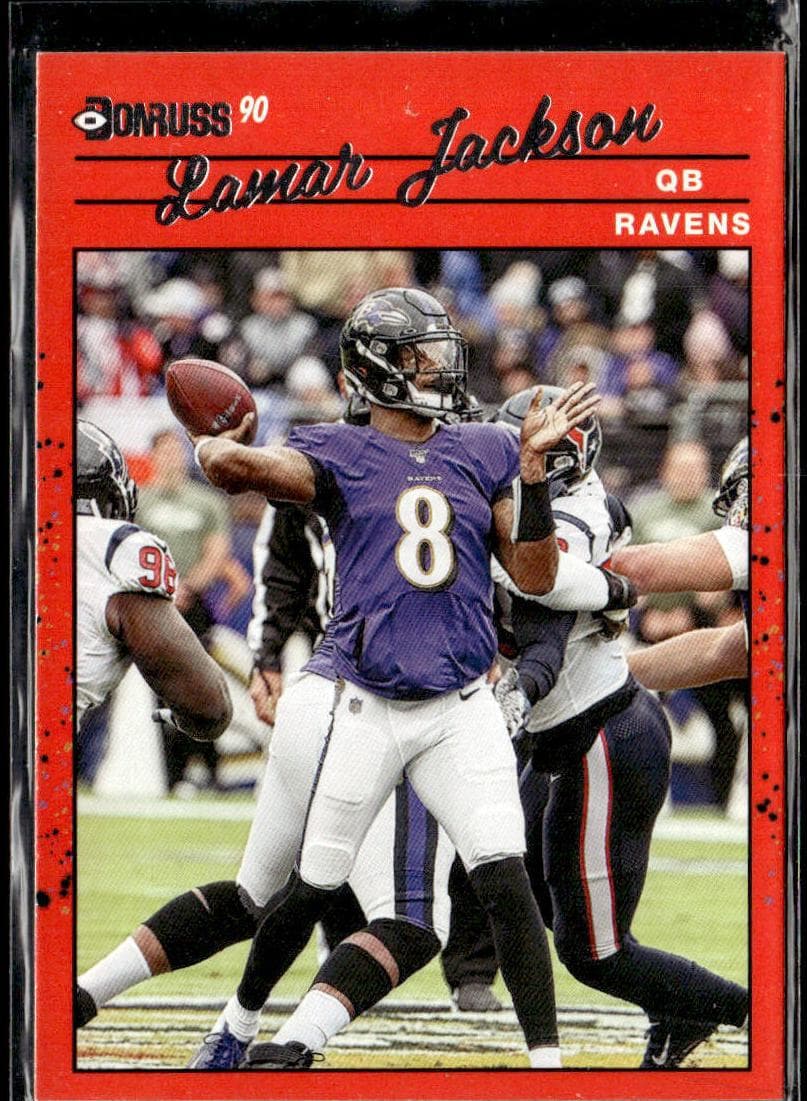 Lamar Jackson 2020 panini Donruss