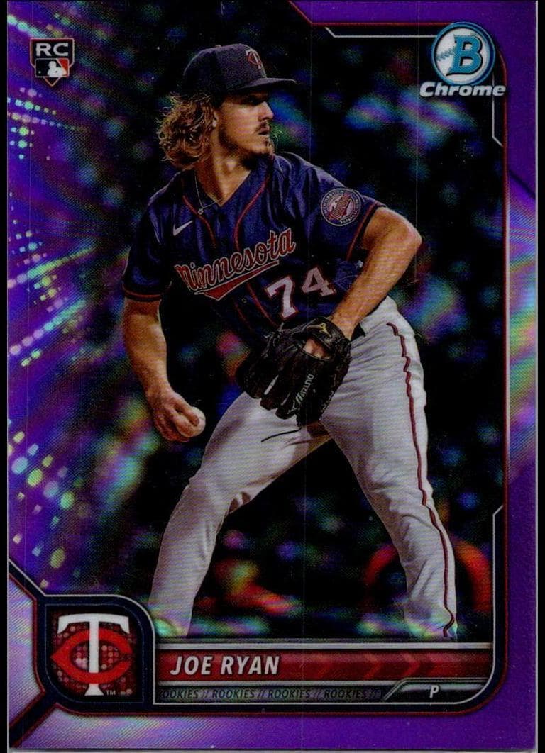 Joe Ryan 2022 bowman Bowman Chrome