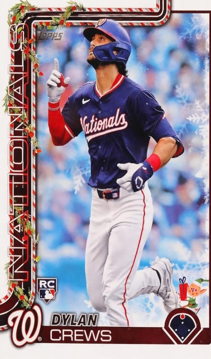 Dylan Crews 2025 topps Topps Holiday
