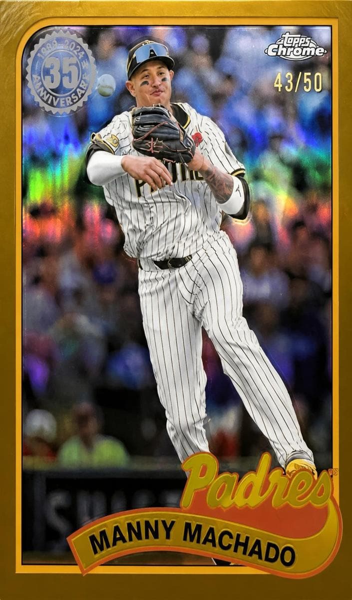 Manny Machado 2024 topps Topps Chrome Update