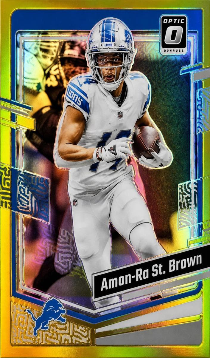 Amon-Ra St. Brown 2023 panini Donruss Optic