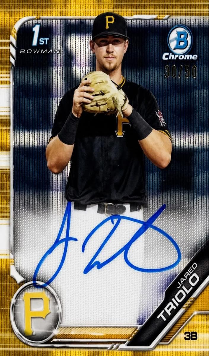 Jared Triolo 2019 bowman Bowman Draft