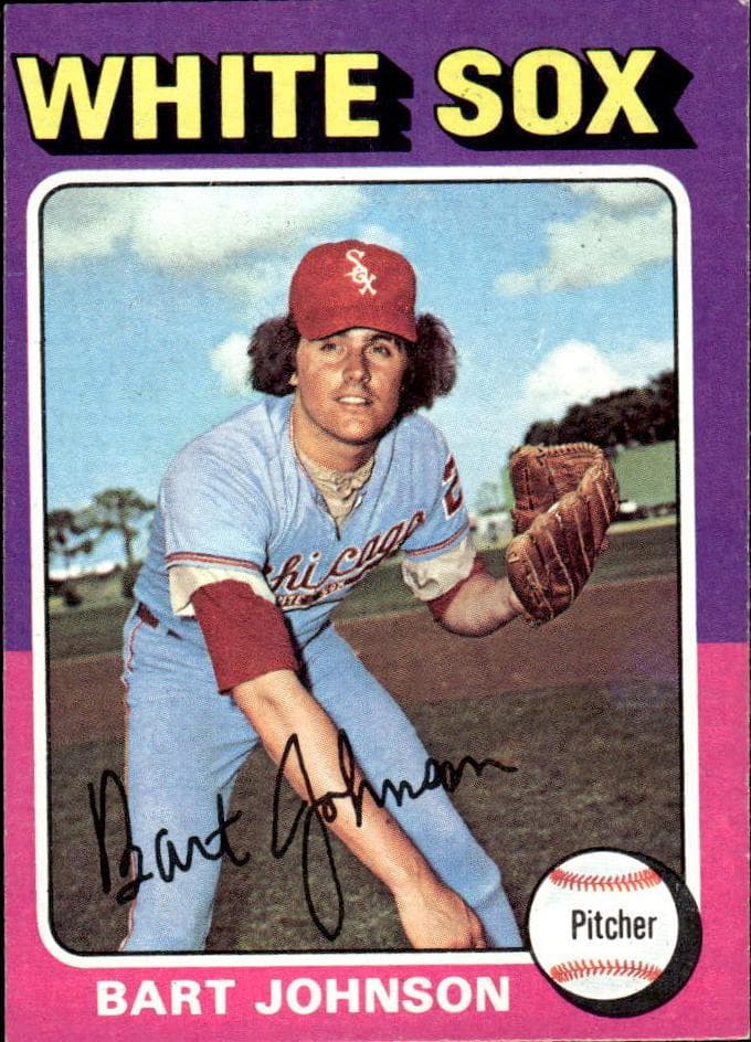 Bart Johnson 1975 topps Topps