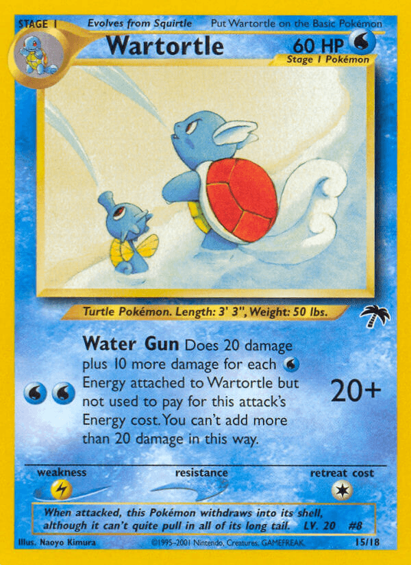 Wartortle 2001 Pokemon
