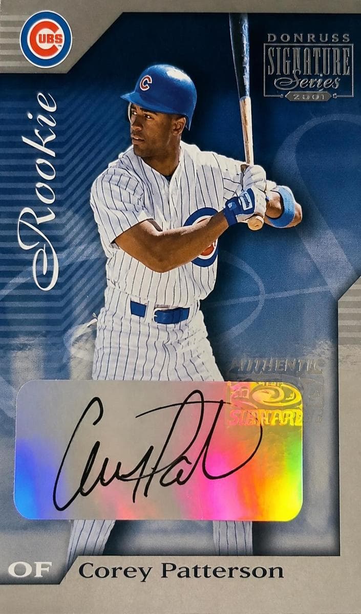 Corey Patterson 2001 panini Donruss Signature